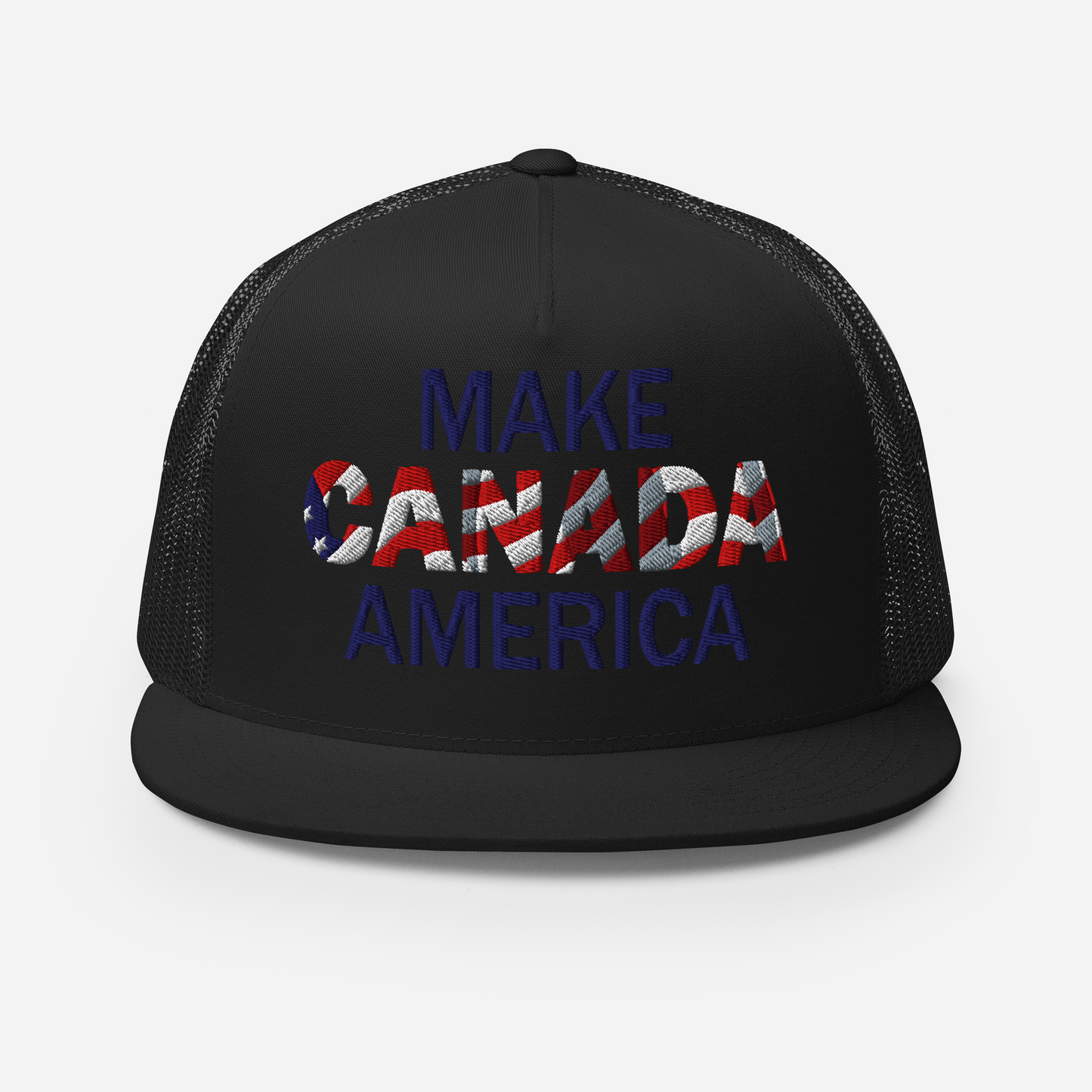 Make Canada America Retro Trucker Snapback (Flat Brim) 4 Colours