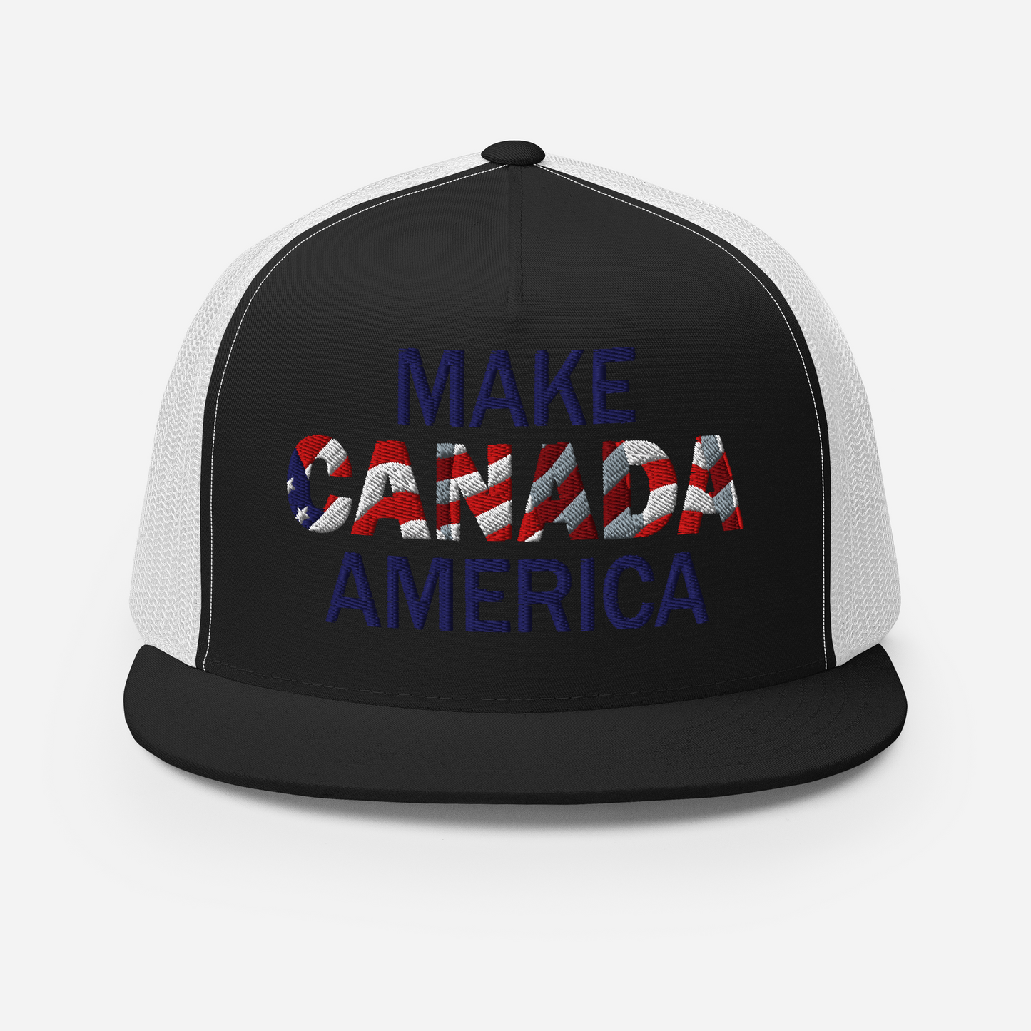 Make Canada America Retro Trucker Snapback (Flat Brim) 4 Colours