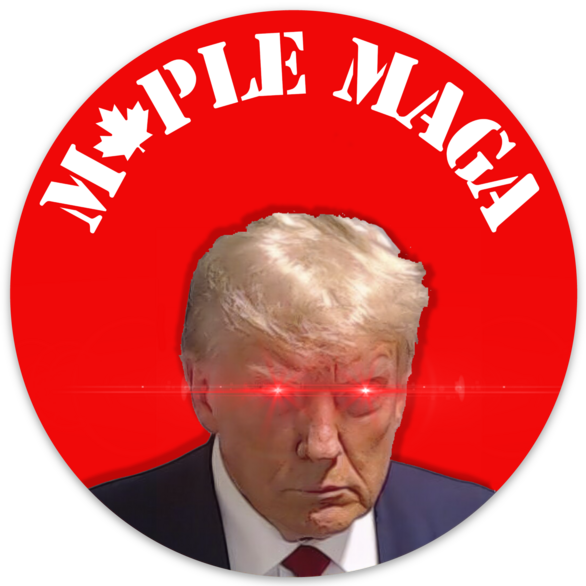 Dark Maple MAGA 4" Vinyl Sticker