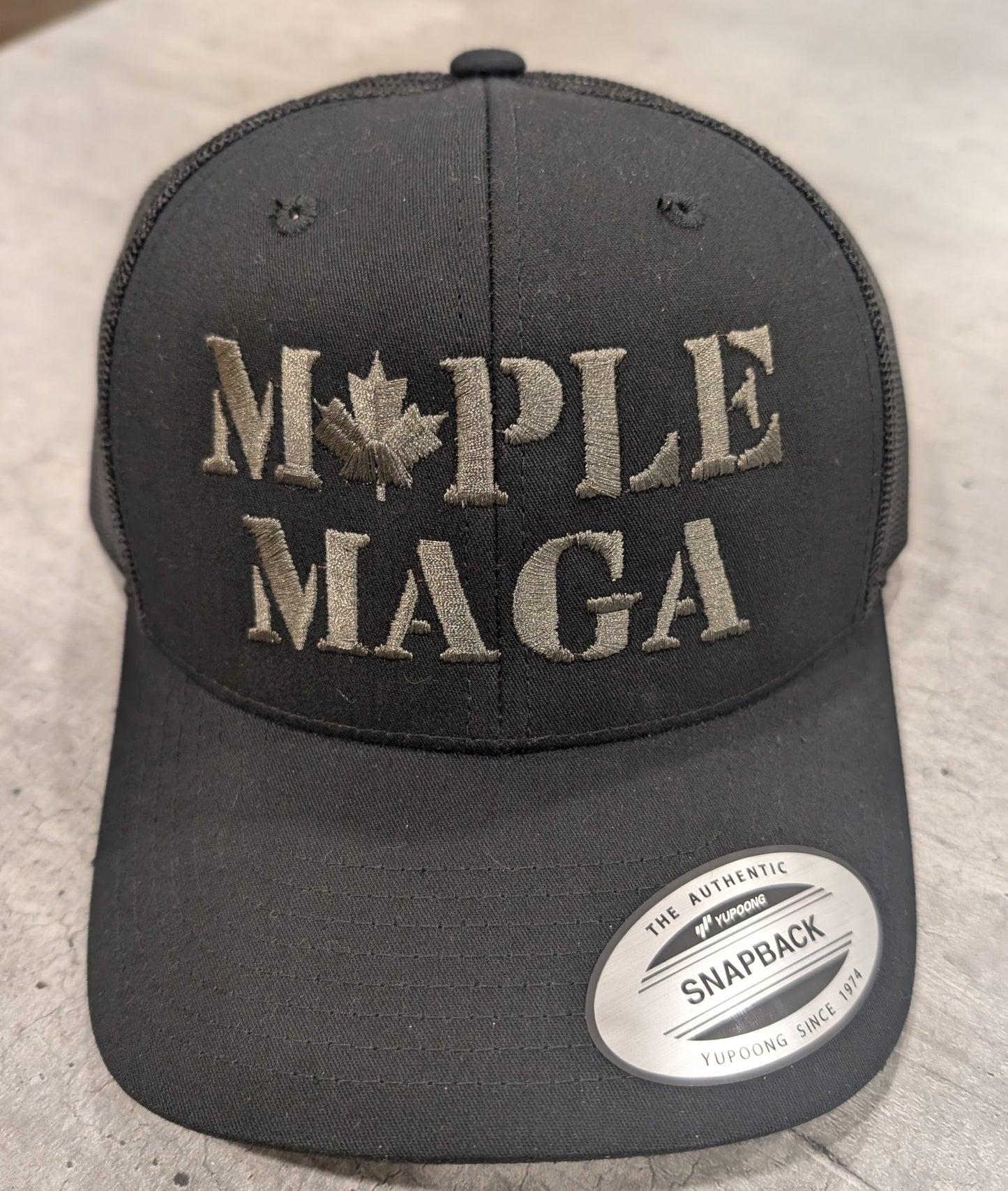 Dark Maple MAGA (Trucker, no side flag)