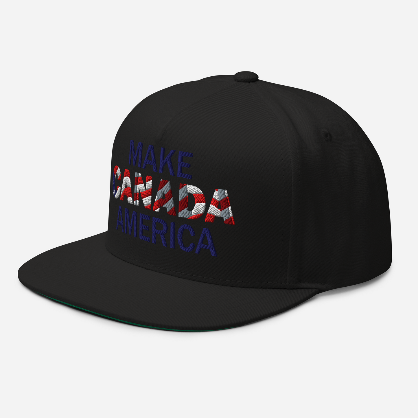 Make Canada America 5 Panel Full Snapback (Flat Brim) 3 Colours