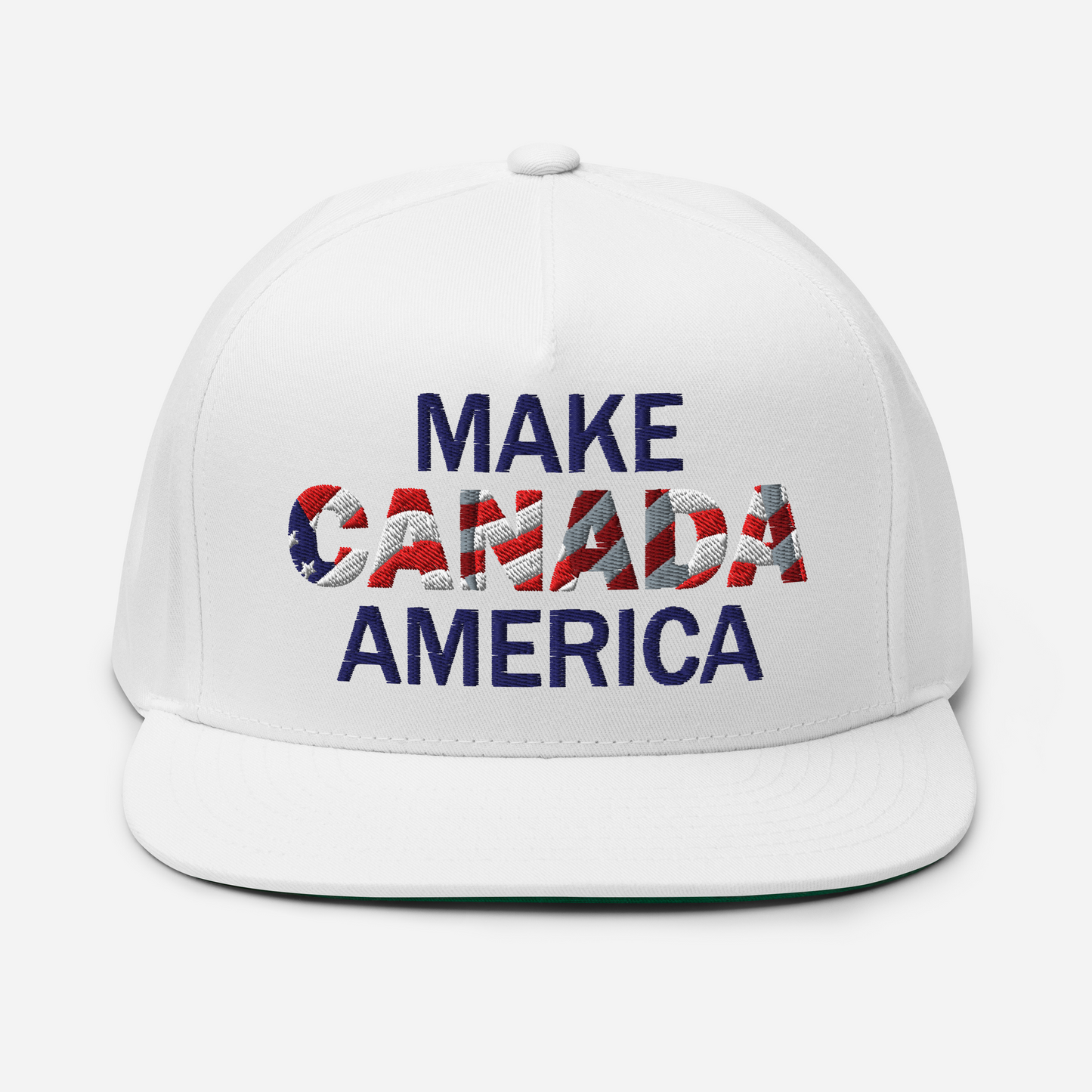 Make Canada America 5 Panel Full Snapback (Flat Brim) 3 Colours
