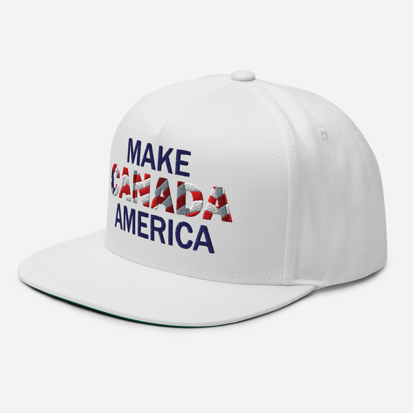 Make Canada America 5 Panel Full Snapback (Flat Brim) 3 Colours