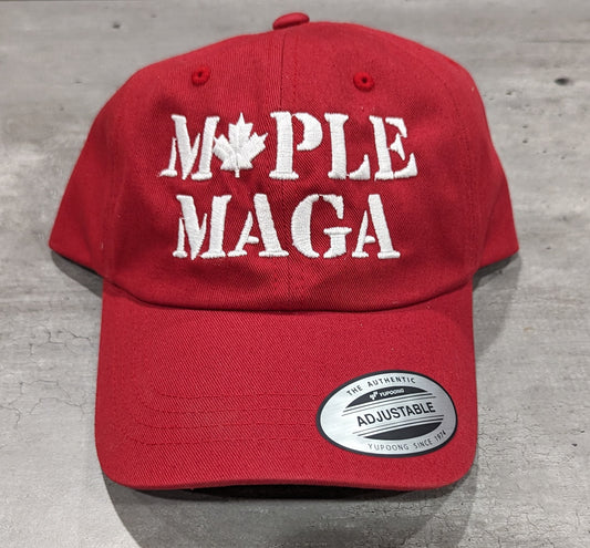 Maple MAGA Hat (Dad Cap)