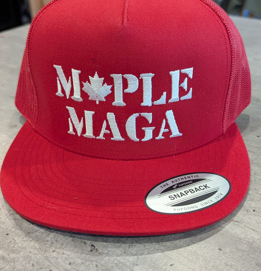 Maple MAGA (Straight Brim)